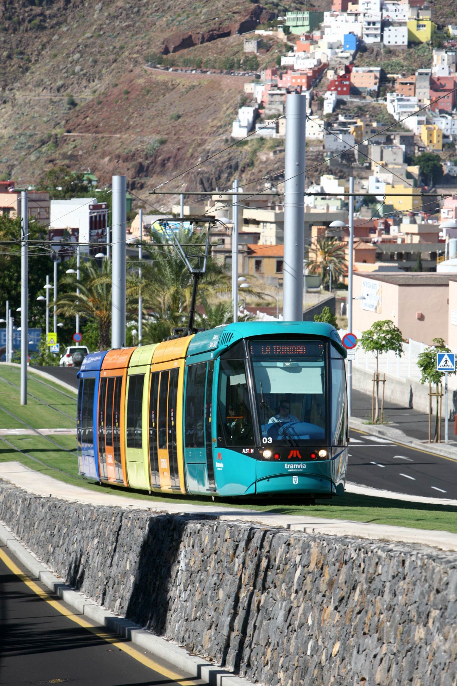 Inauguration of the Tenerifes tramway line 2 Alstom